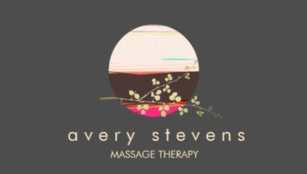 Artistic Massage Therapist Holistic Health Sunrise Logo Business Cards