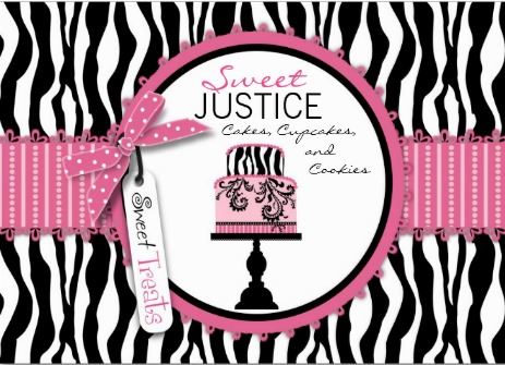 Sweet Treats Pink and Black Zebra Print Boutique Business Cards