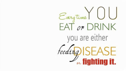 Stylish Typography Fighting Disease Health and Nutrition Business Cards