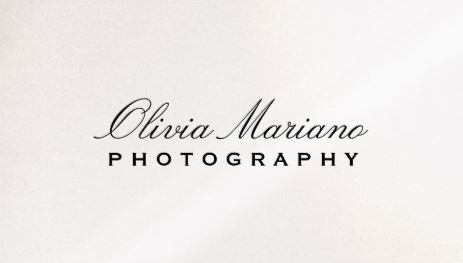 Sleek and Simple Pearl White Professional Photographer Business Cards