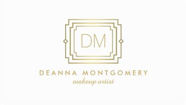 Glamorous Art Deco White and Gold Beauty Makeup Artist Business Cards