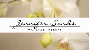 Elegant White Orchids Feminine Floral Massage Therapy Business Cards