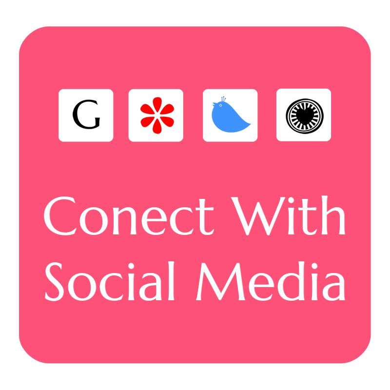 Using Social Media Icons | Girly Business Cards Blog