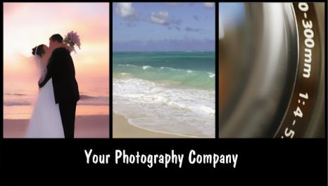 Wedding Photography Professional Photographer Business Cards 