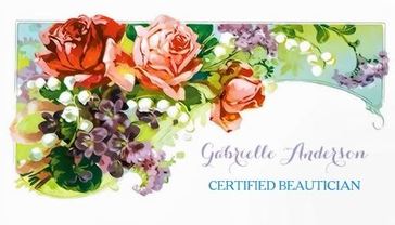 Certified Beautician Vintage Pink Rose Pretty Floral Business Cards