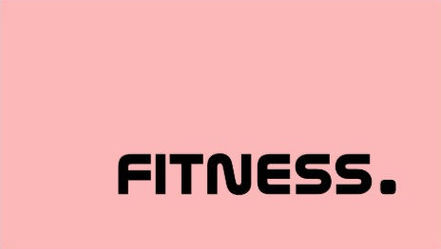 Modern Simplicity Pink and Black Text Fitness Trainer Business Cards