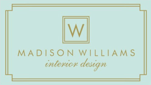 Classic Simplicity Mint and Gold Art Deco Monogram Business Cards