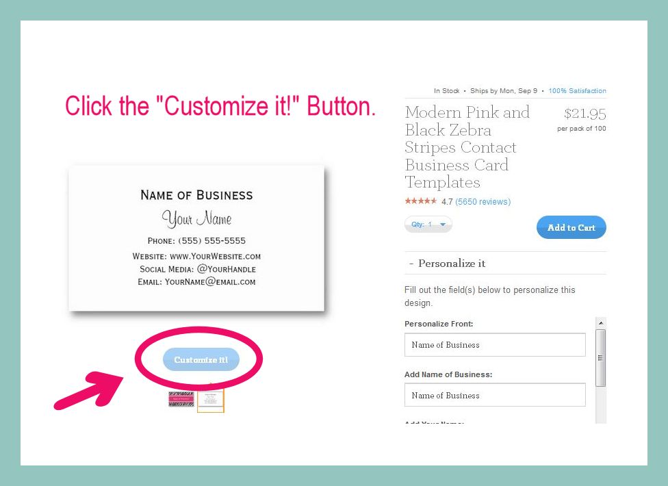 How to change background colors on Zazzle Business Cards in 3 Easy Steps - Tutorial by Girly Business Cards http://www.girlybusinesscards.com/3/post/2013/09/change-background-colors-on-zazzle-business-cards-in-3-easy-steps.html