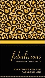 Bold and Fabulous Yellow and Black Jaguar Print Boutique Business Cards