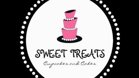 Modern Black and Pink Three Tier Cake Elegant Bakery Business Cards