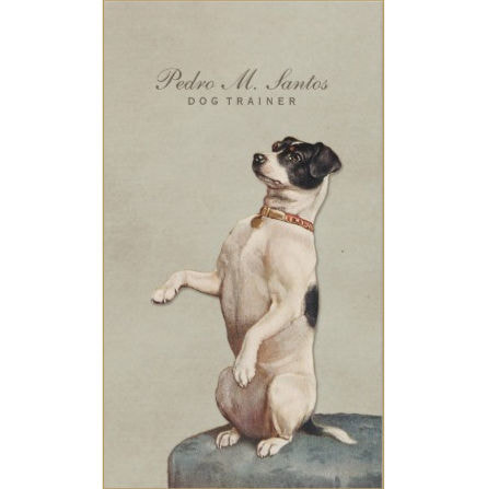 Cool Dog Trainer Vintage Animal Simple Elegant Business Cards