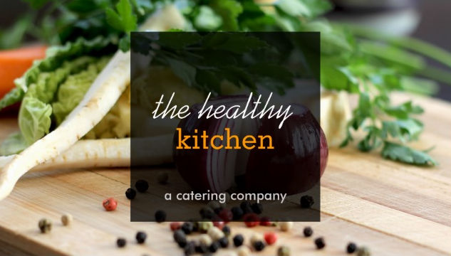 Fresh Vegetables Healthy Kitchen Catering Company Business Cards