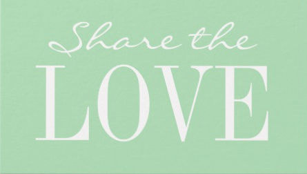 Modern Soft Green Share the Love Refer a Friend Referral Business Cards
